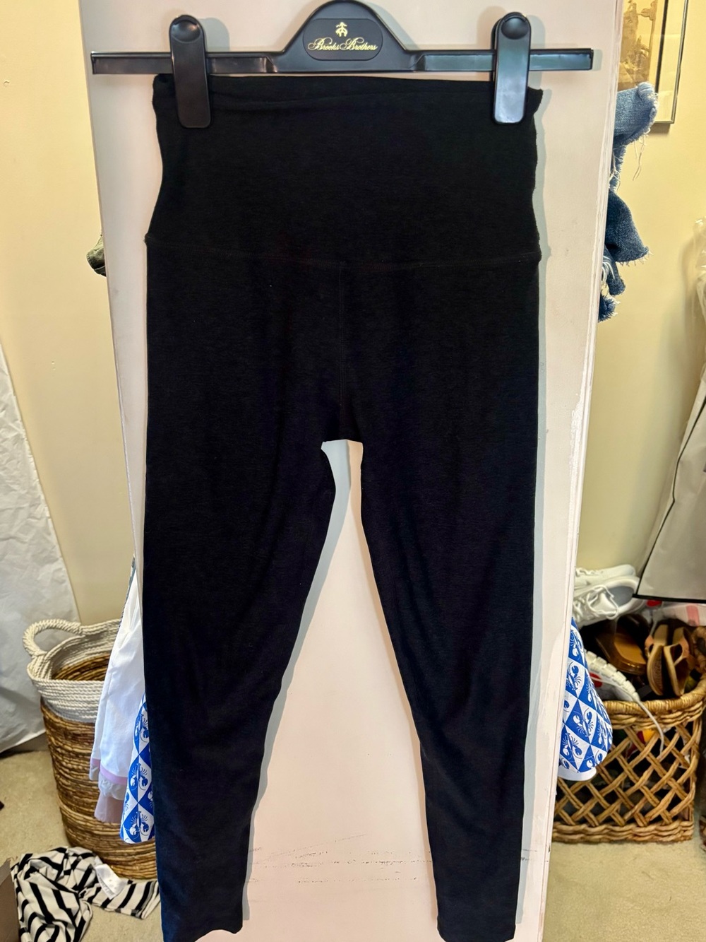 Beyond Yoga Heather Grey High-Waist Leggings
